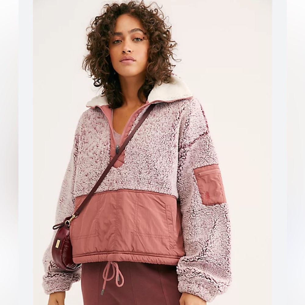 Free people movement BFF fleece pullover small